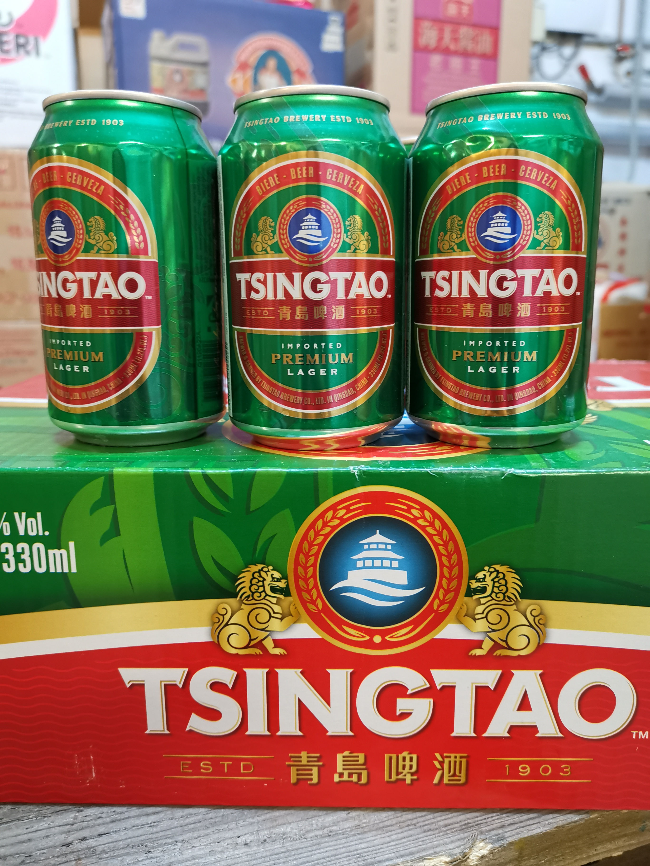 Tsingtao Bier 330ml in Dose inclusive Pfand