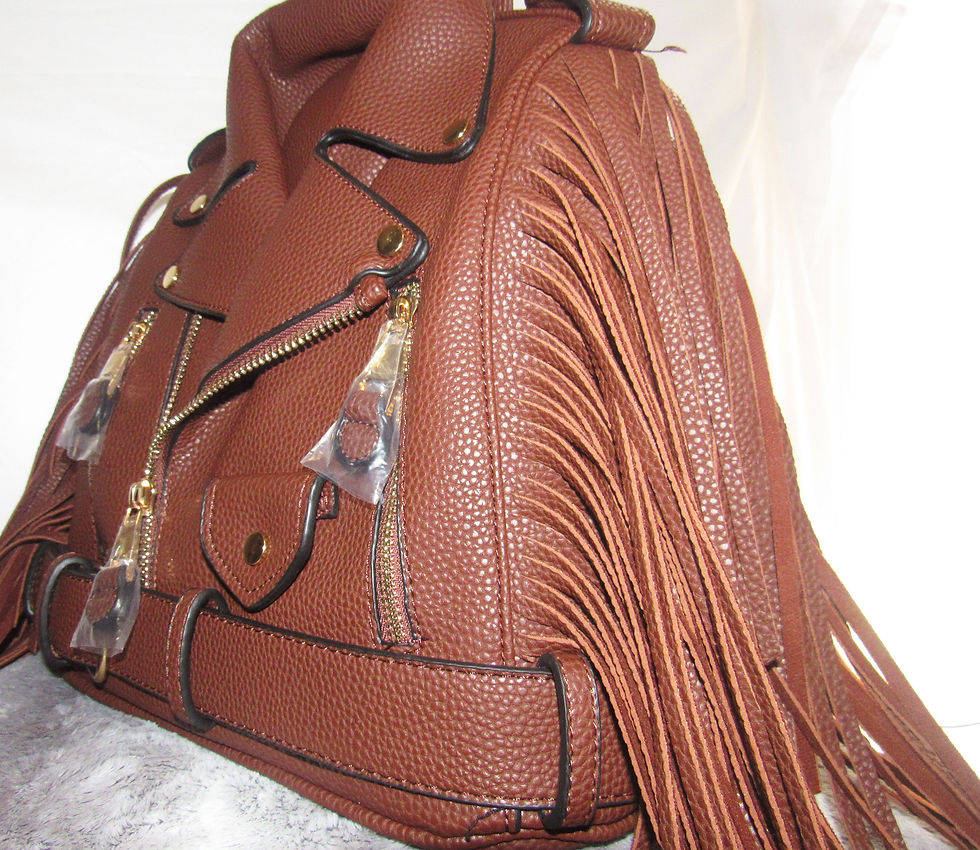 Thumbnail: Fringed Motorcycle Backpack