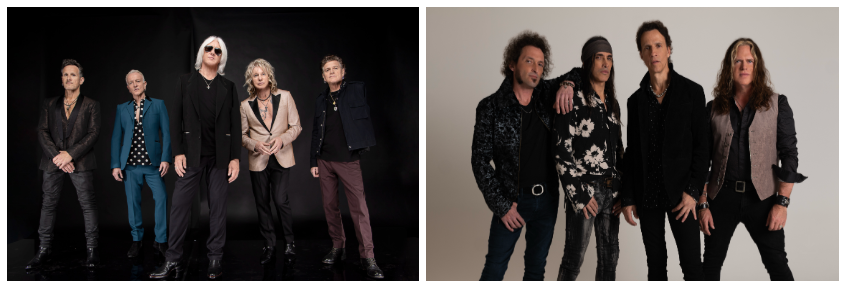 De izquierda a derecha: Def Leppard y Extreme.