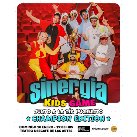 Sinergia Kids presenta nuevo clásico de Los Bochincheros y anuncia show en Teatro Nescafé de las Artes