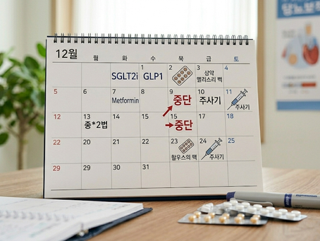 수술이나 시술(대장 내시경 등)을 앞두고 계신가요? 시술 전에 조절해야할 당뇨약 정리