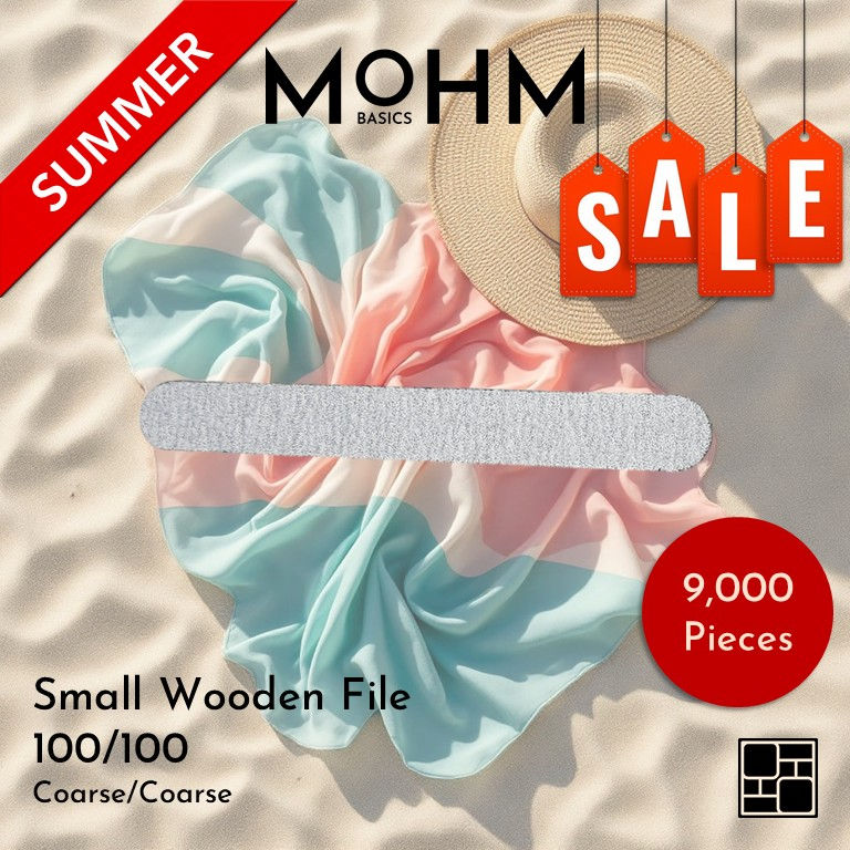 SUMMER SALE - Wooden File; Small; 5.0 x 0.6 x 0.1 Inches; 100/100 Coarse