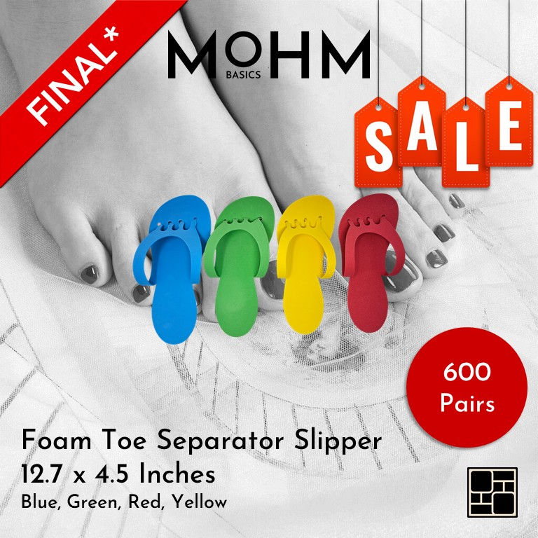 BUY 1 & GET 1 FREE - Foam Toe Separator Slipper