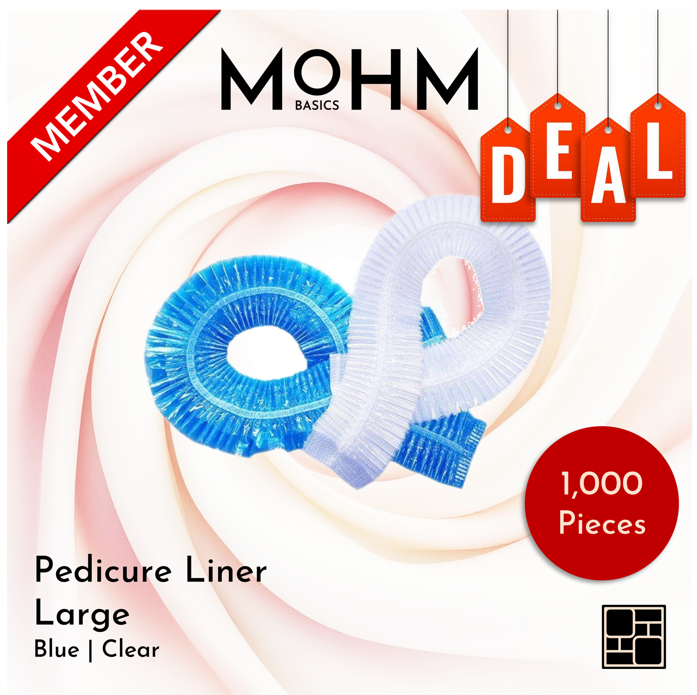 MEMBER DEAL - Pedicure Liner; Large; 47.2 Inches