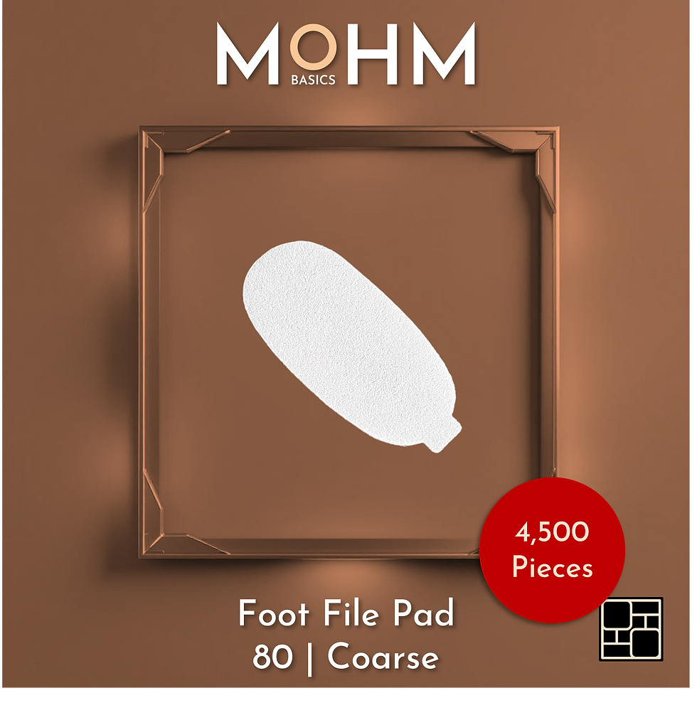 サムネイル： Foot File Pad; 3.9 x 1.9 Inches; 80 Coarse
