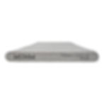 Thumbnail: SPECIAL DEAL - Premium L Cushion File; 7.5 x 0.8 x 0.2 Inches; 100/100 Grit; White/Zebra