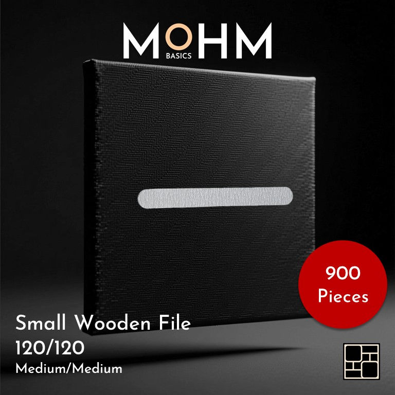 Hình thu nhỏ: Wooden File; Small; 5.0 x 0.6 x 0.1 Inches; 120/120; Medium/Medium