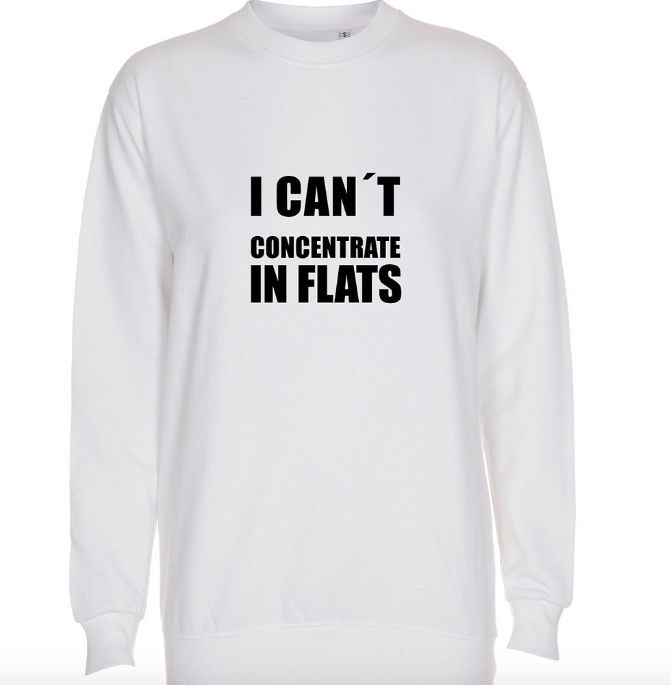 I CAN'T CONCENTRATE IN FLATS