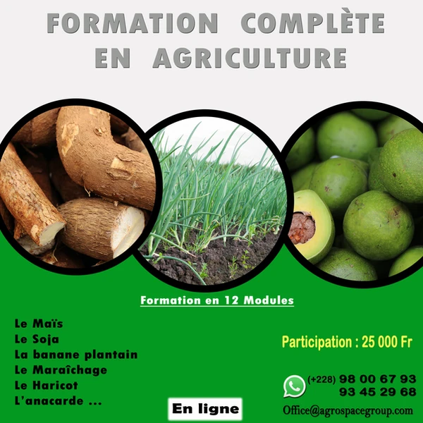 Formtion en agriculture en ligne