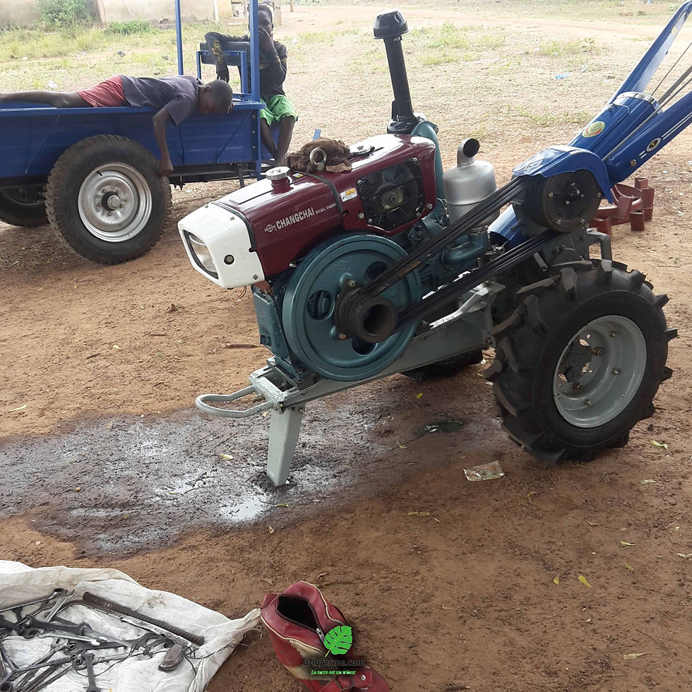 Thumbnail: Tracteurs Agricoles à moteur diesel de 20 cv, mini motoculteur agricole