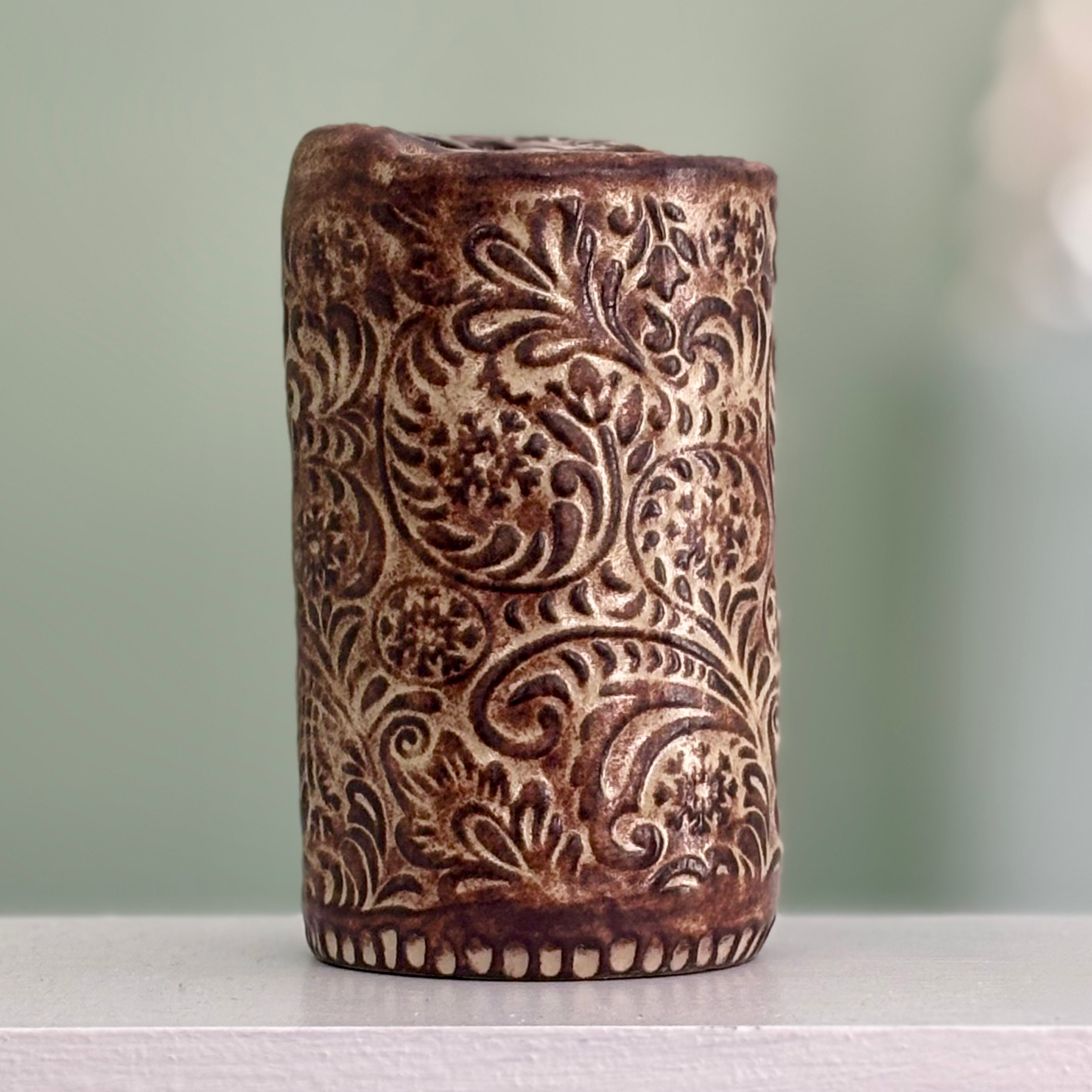 Paisley Matte Travel Tumbler