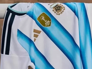 camiseta Argentina la mas vendida del mundial