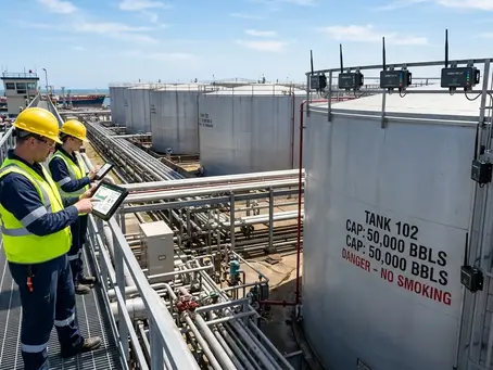 IoT Sensors in Oil Storage Terminals: Real-Time Inventory Data for Traders