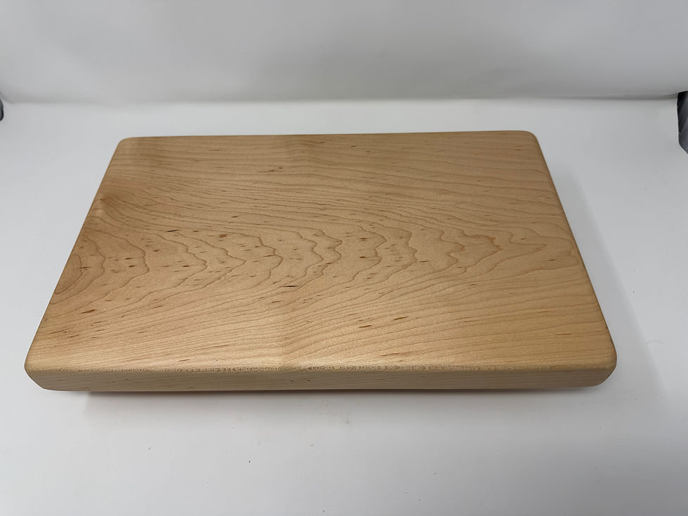 Maple Wooden Chopping Board With Staple Marks