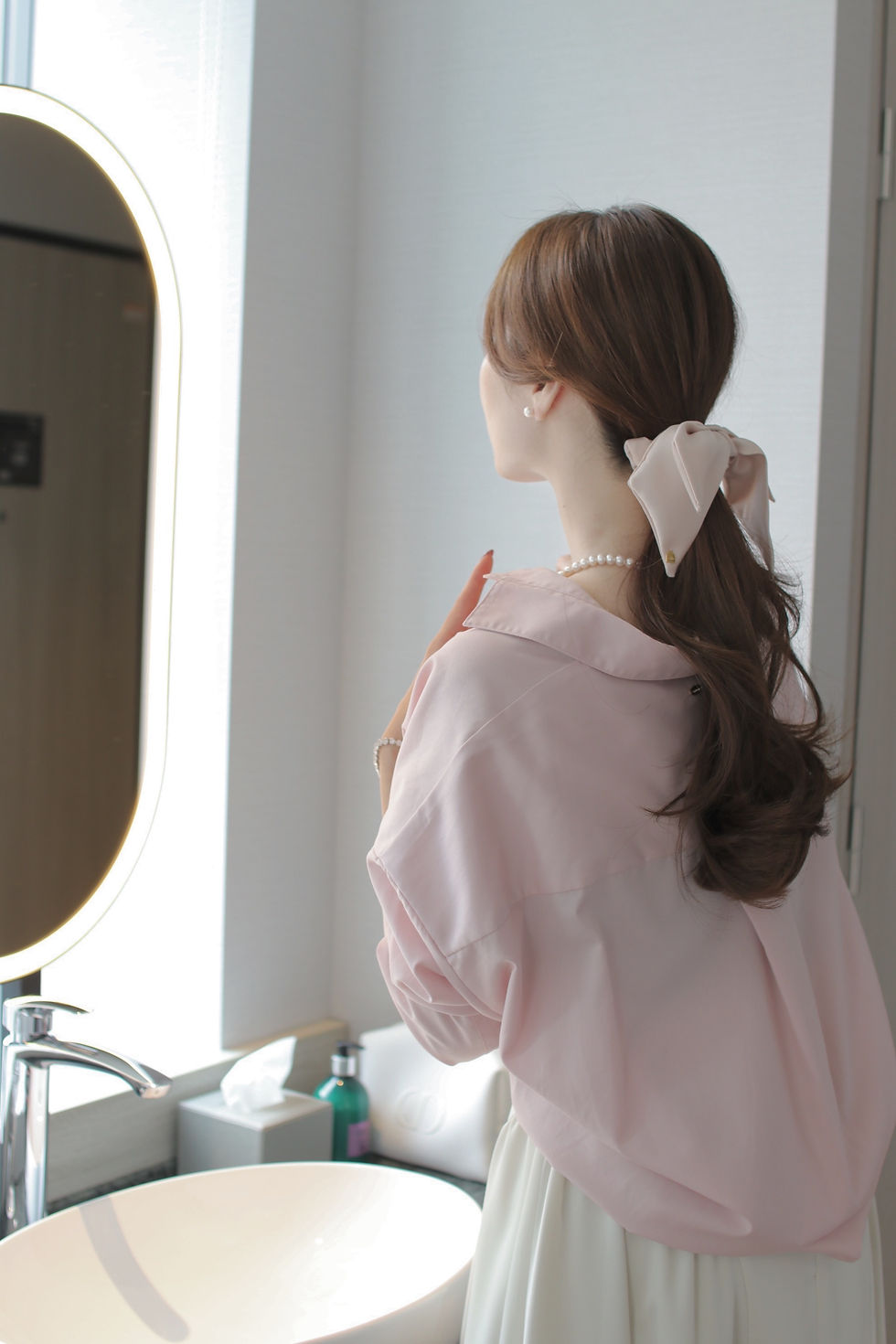 サムネイル： angel hair silhouette chouchou-shabby pink