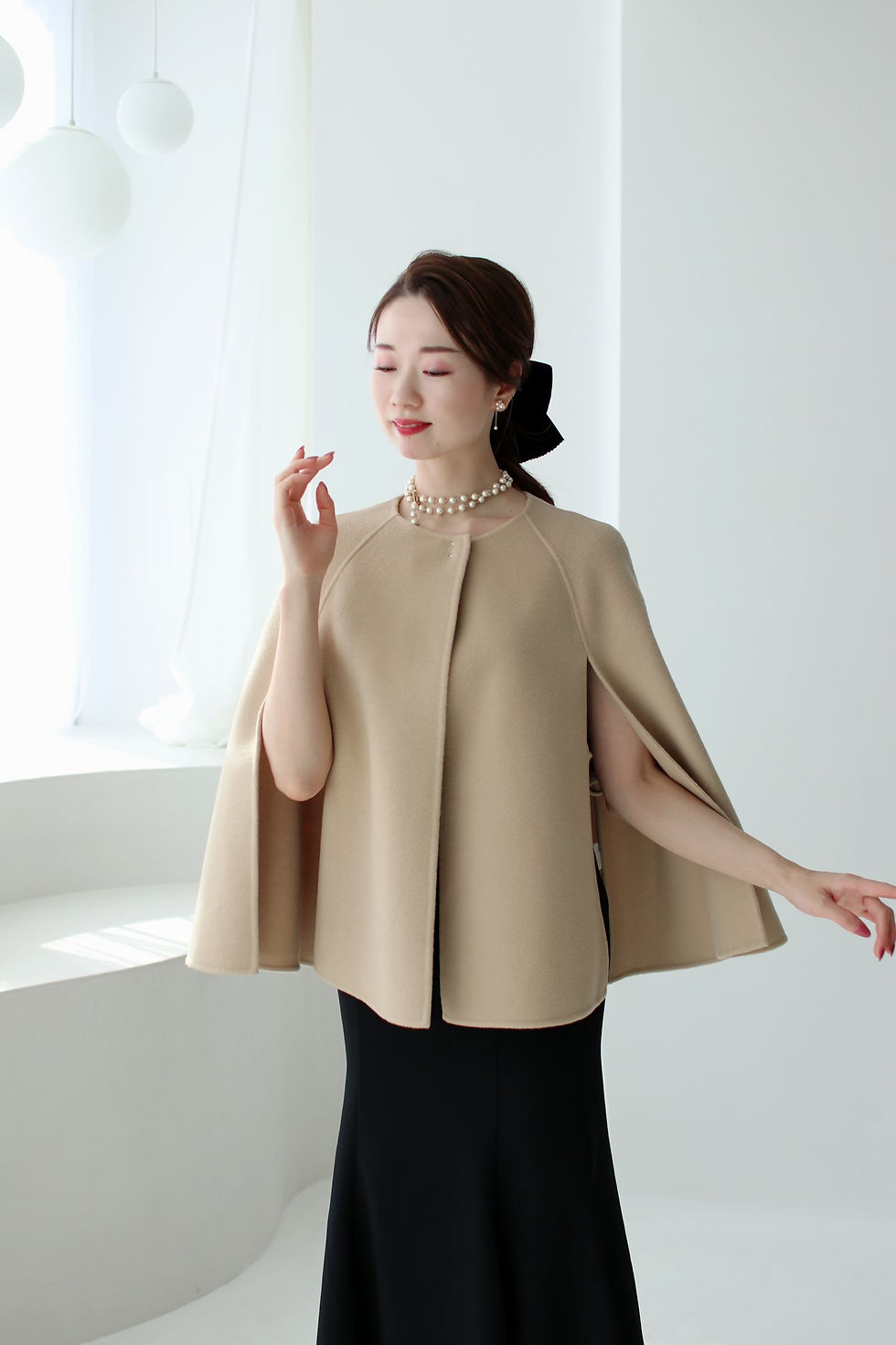 サムネイル： [再再販]Classical Silhouette ribbon black