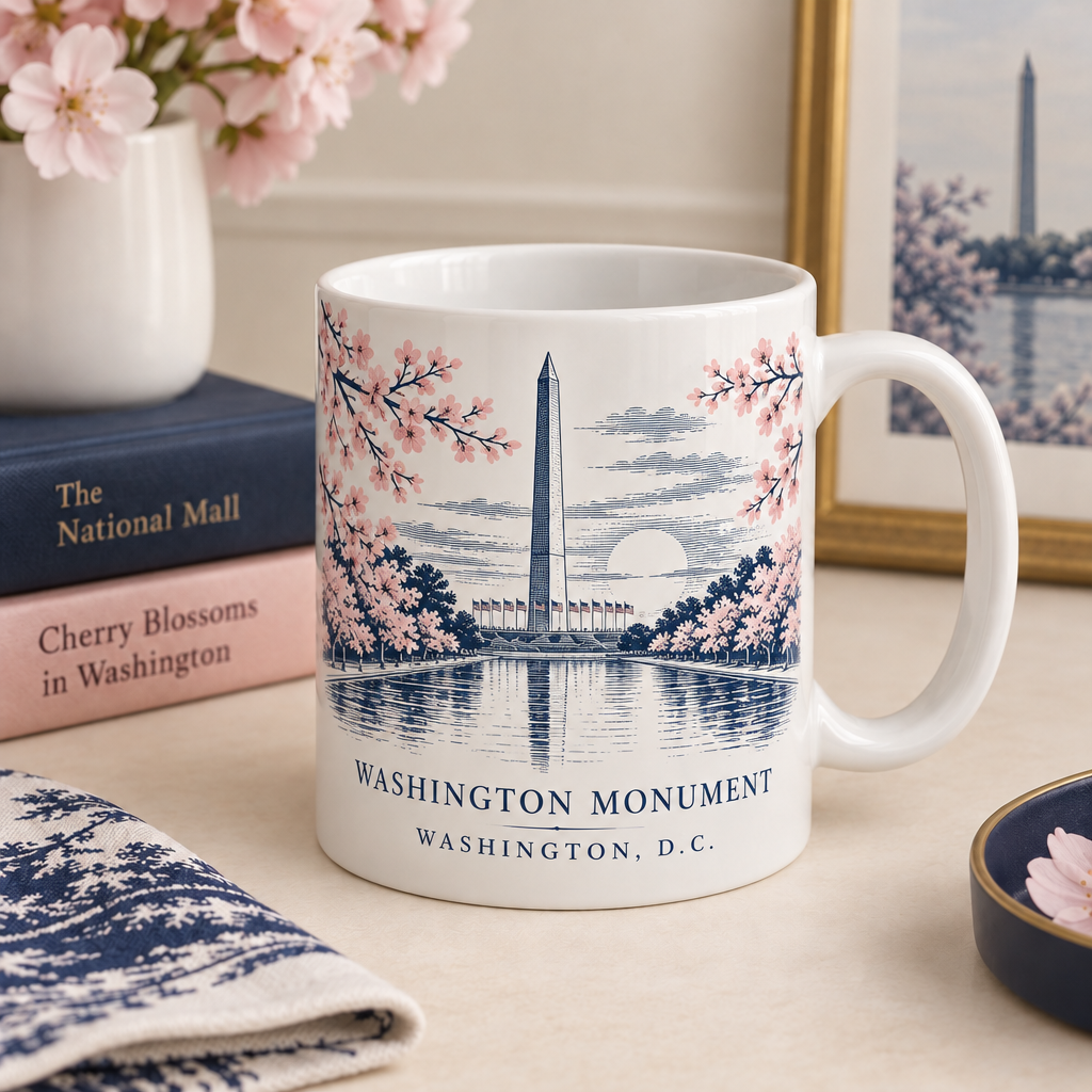 Washington Monument Ceramic Landmark Souvenir Mug