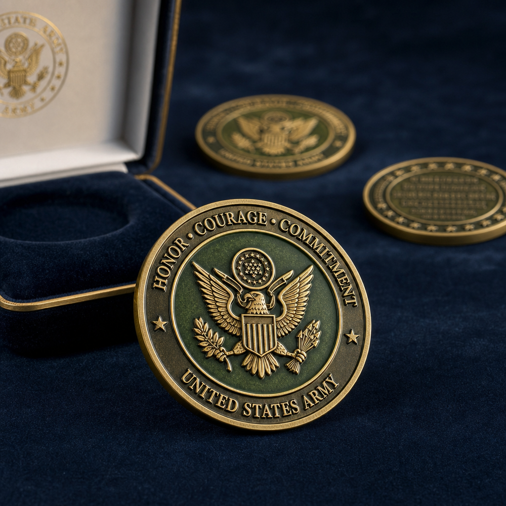 Sentinel Military Unit Challenge Coin