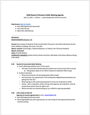 April 2026 Meeting Minutes