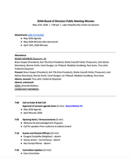 May 2026 Meeting Minutes