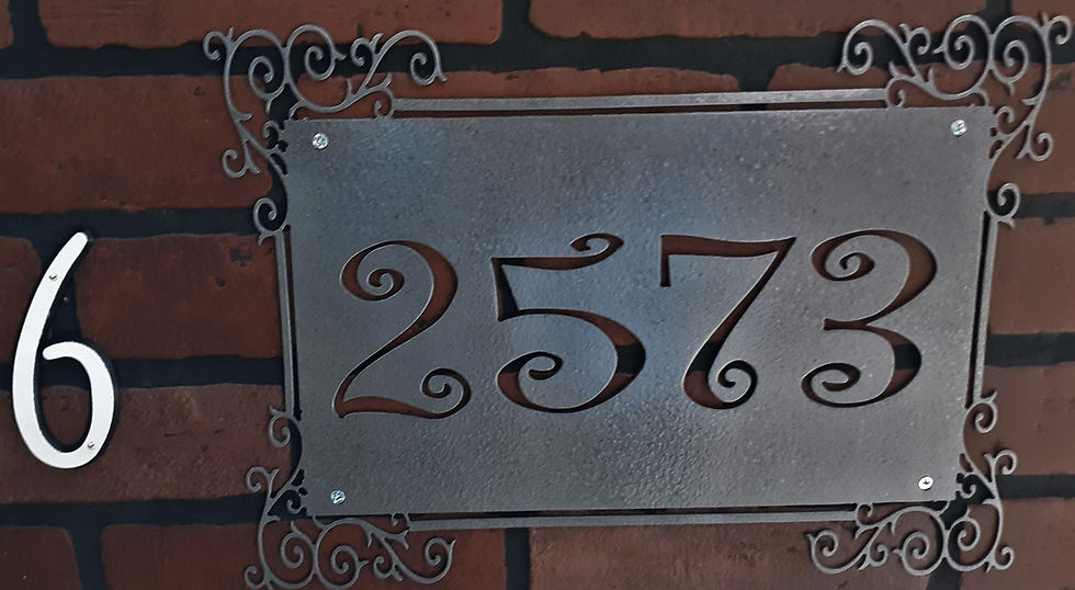 Thumbnail: Address Signs Font B