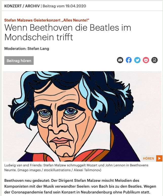 Beethoven Alles Neunte Bei Deutschlandfunk Kultur