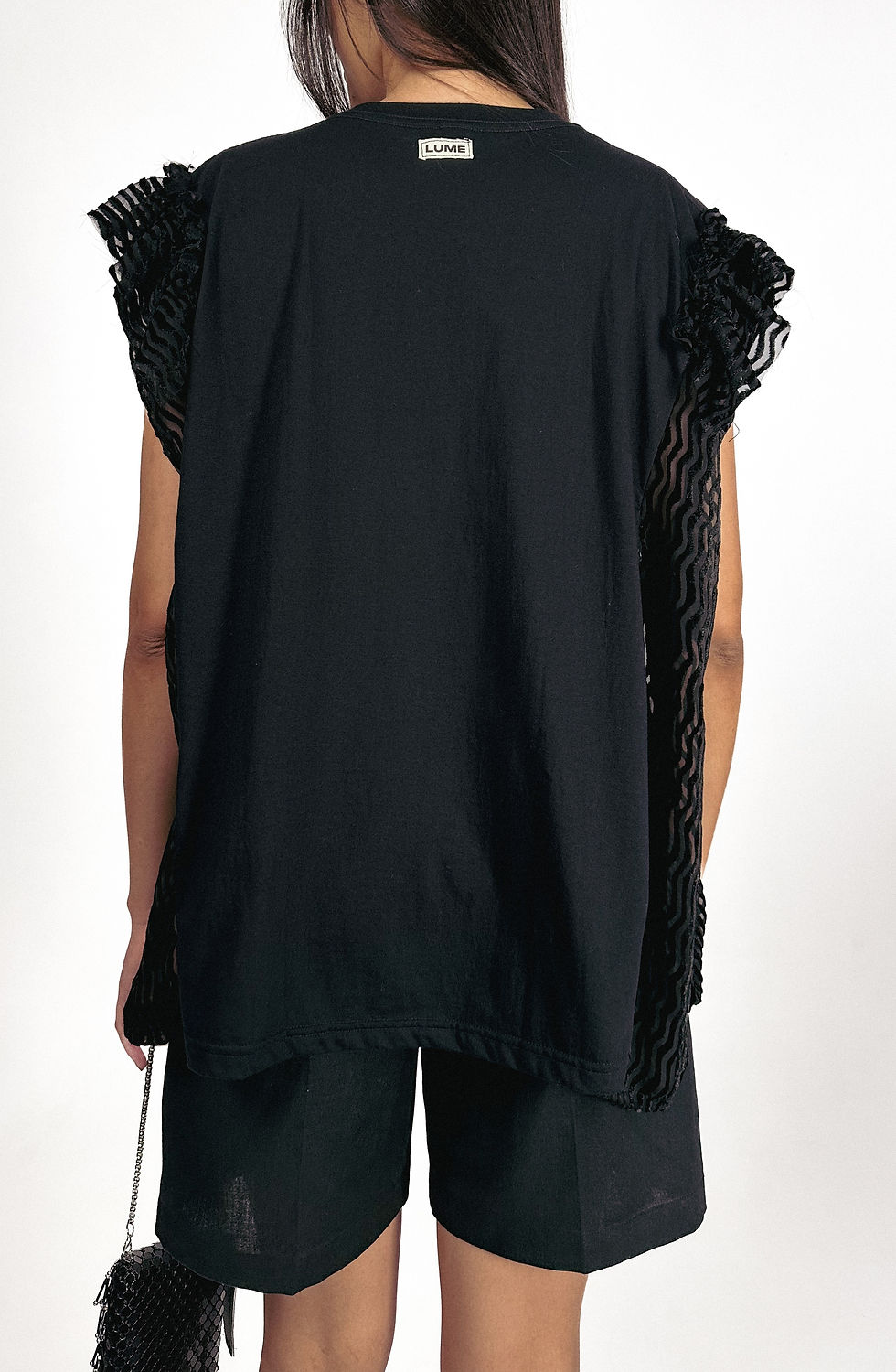 Miniatura: Blusa Upcycling Edward – Camiseta + Camisa Vintage Devorê & Detalhes em Camadas