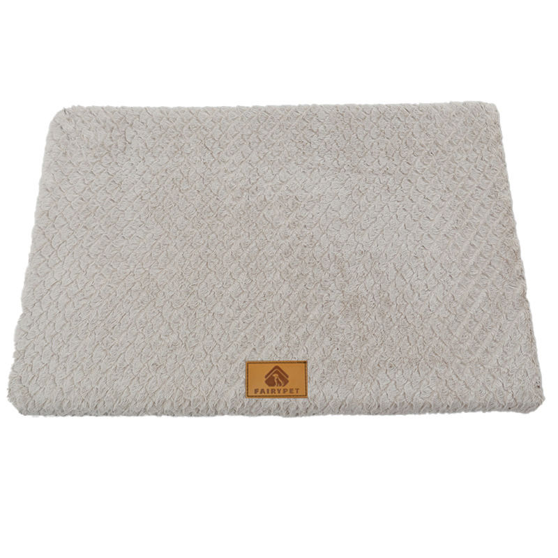 Grey AnMélie Soft Foam Dog Bed