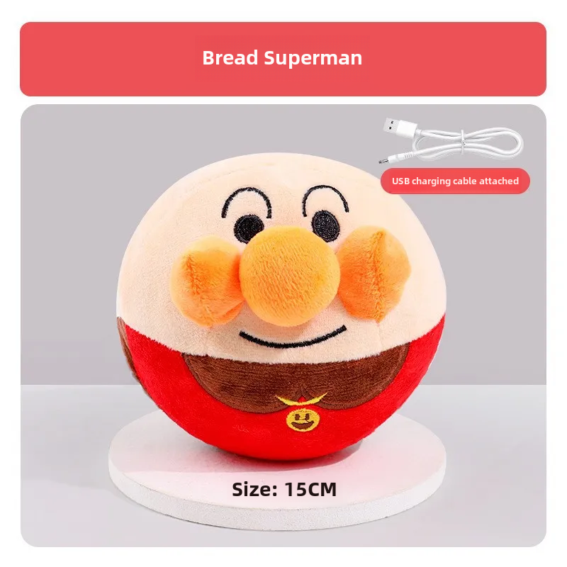 Bread Superman interactive plush dog toy