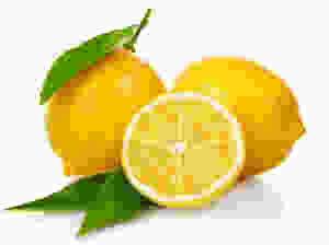 Lemon cut in half, citrus fruits, vitamin C