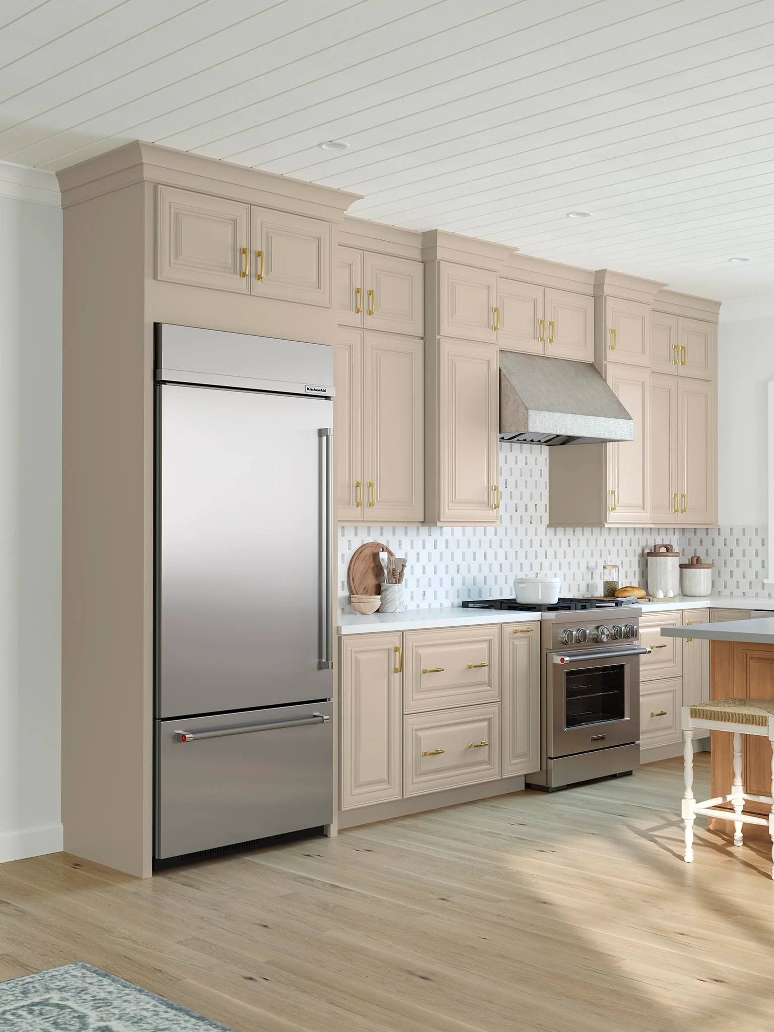 kitchen elderidge painted oat maple cider 1951 cabinetry