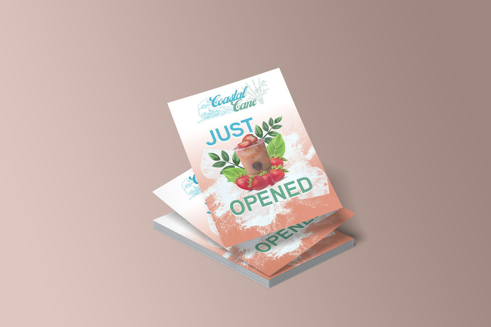 Coastal Cane Just Opened Flyer