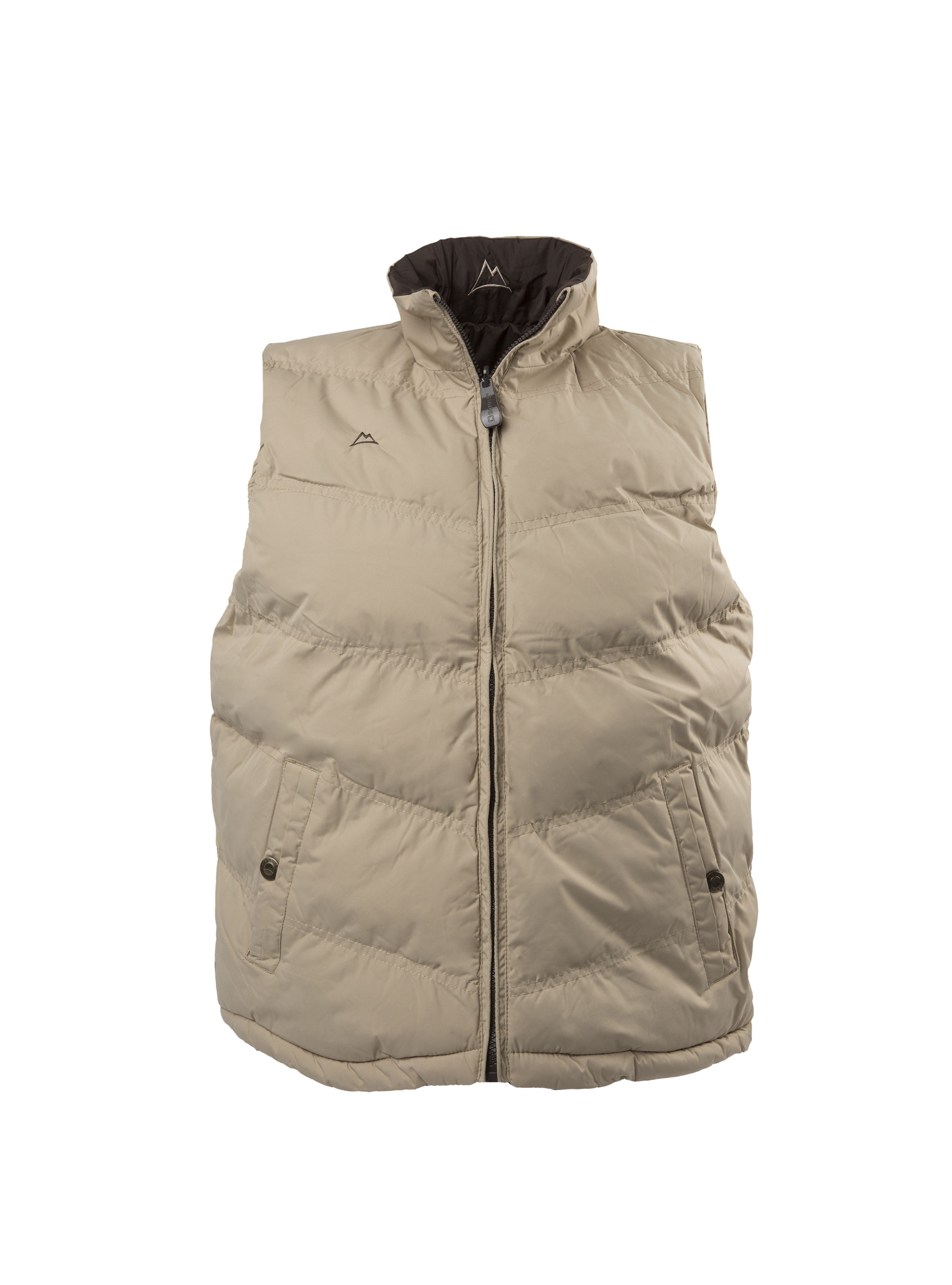 CHALECO DOBLE VISTA VE120517 KAKHI/BROWN