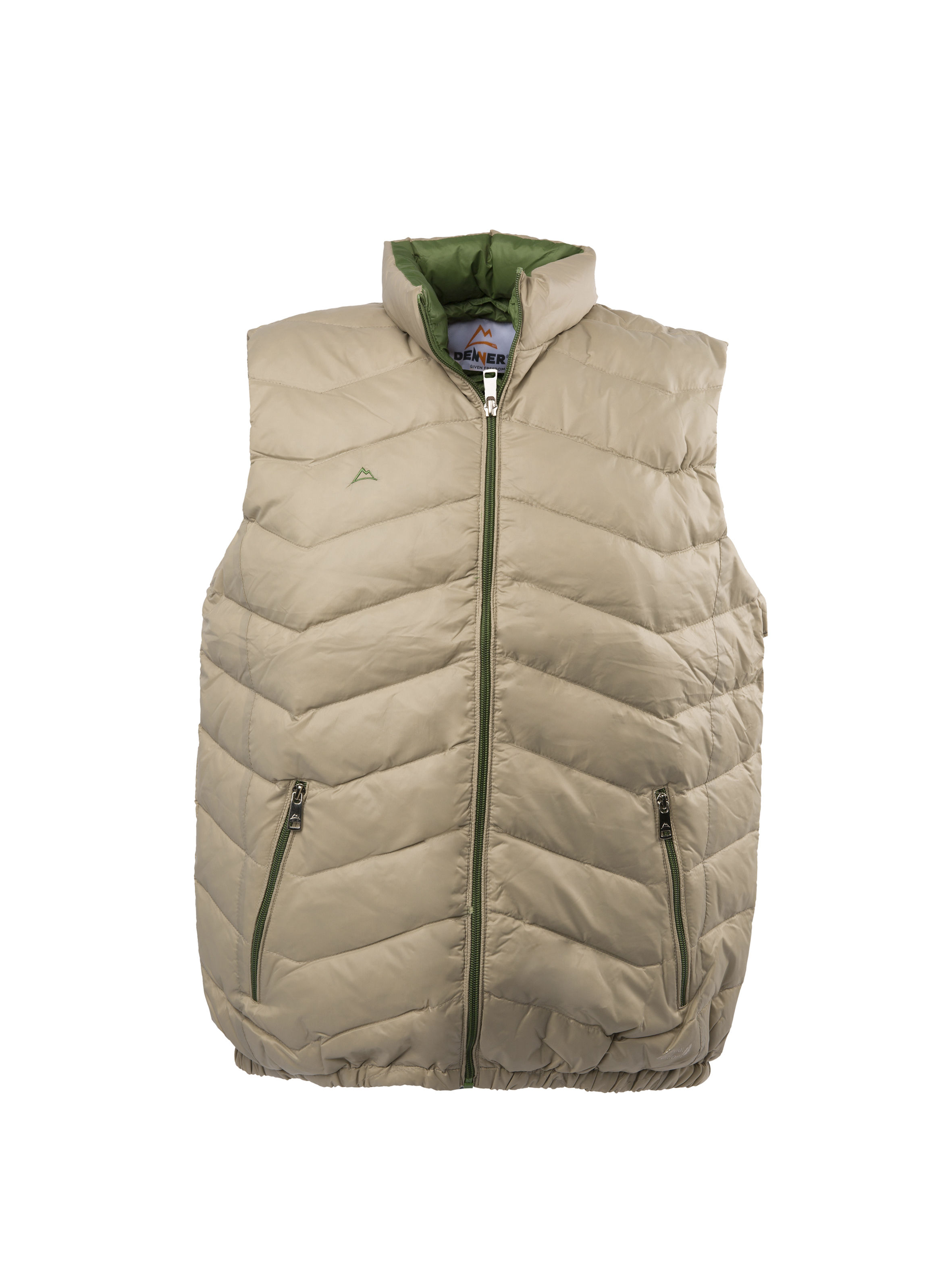 CHALECO LIGERO VE1990 KAKHI/GREEN