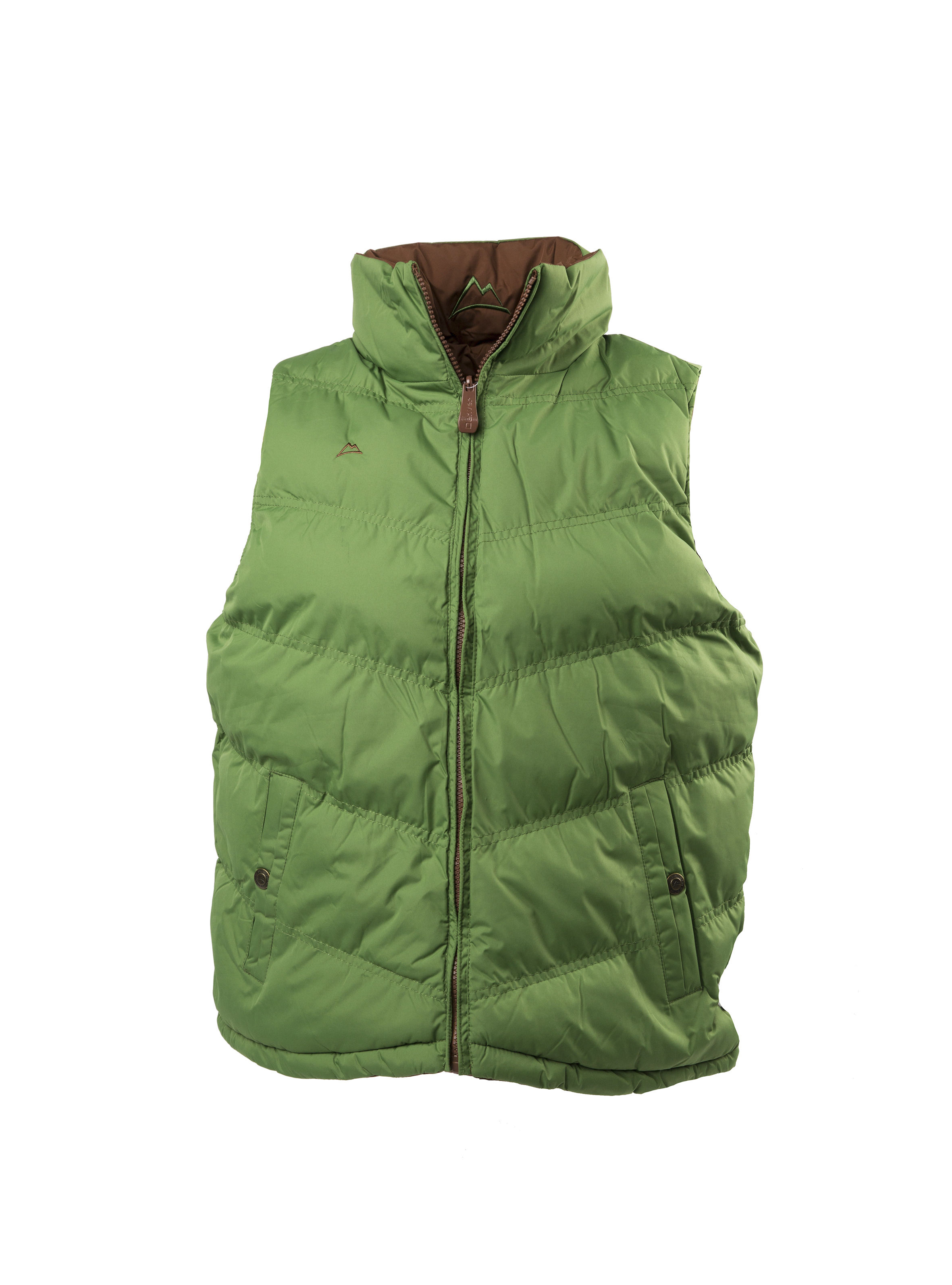 CHALECO DOBLE VISTA VE120517 GREEN/CAMEL