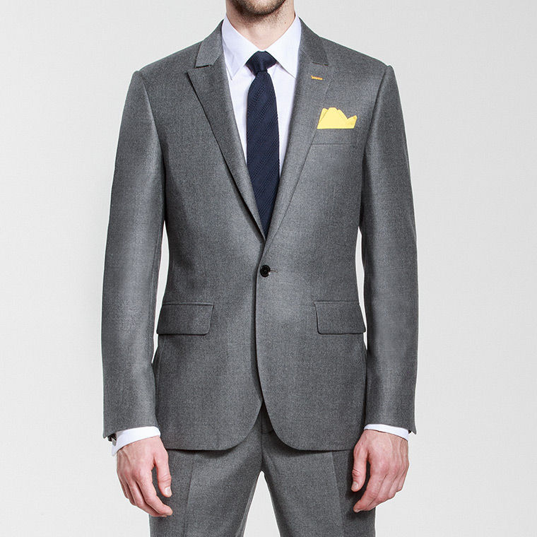 Classic Grey Fitted Suits