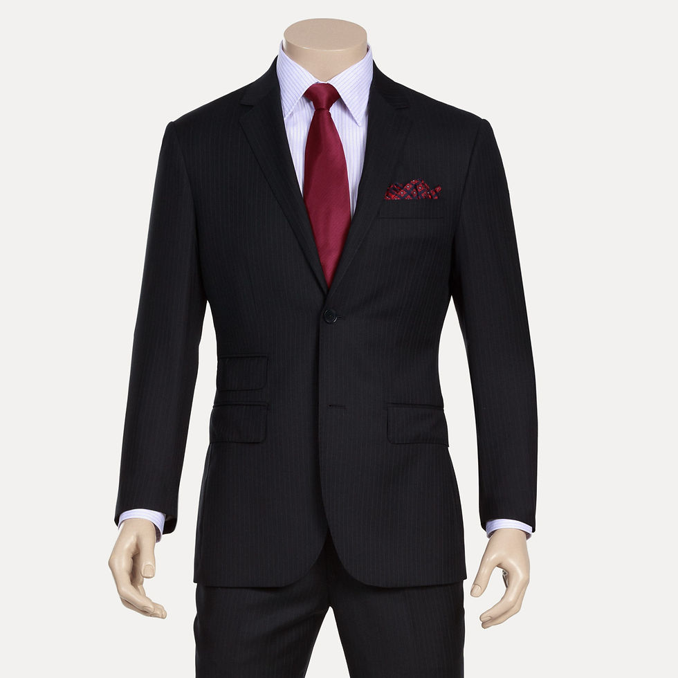 Classic Wool Black Suits for Men