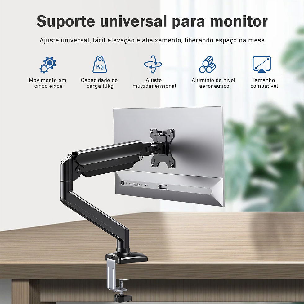 Miniatura: Braço articulado monitor,suporte tv,Desktop Full Motion