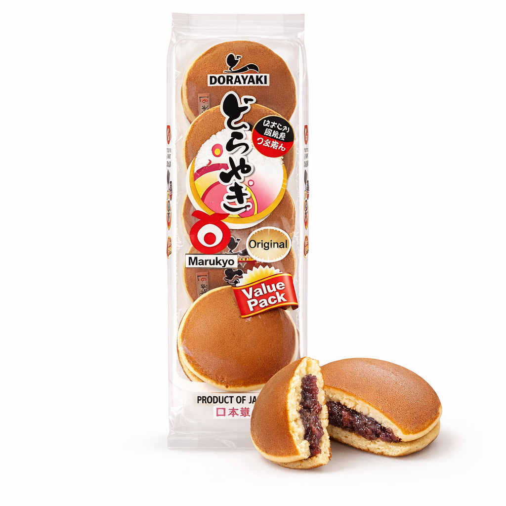 Dorayaki giapponesi 318 g (6 pezzi) con anko di fagioli rossi