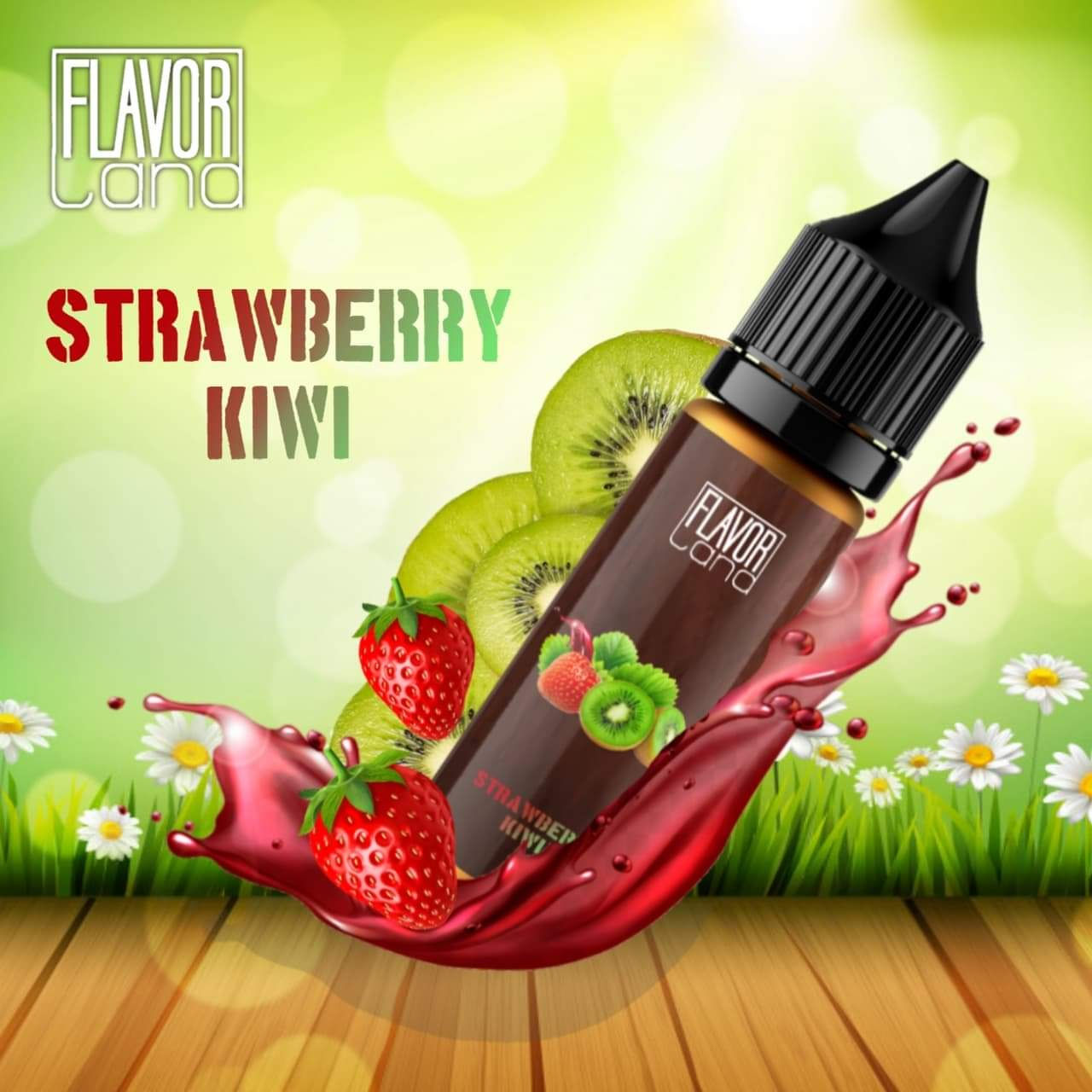 Flavor Land Shots " Strawberry Kiwi "