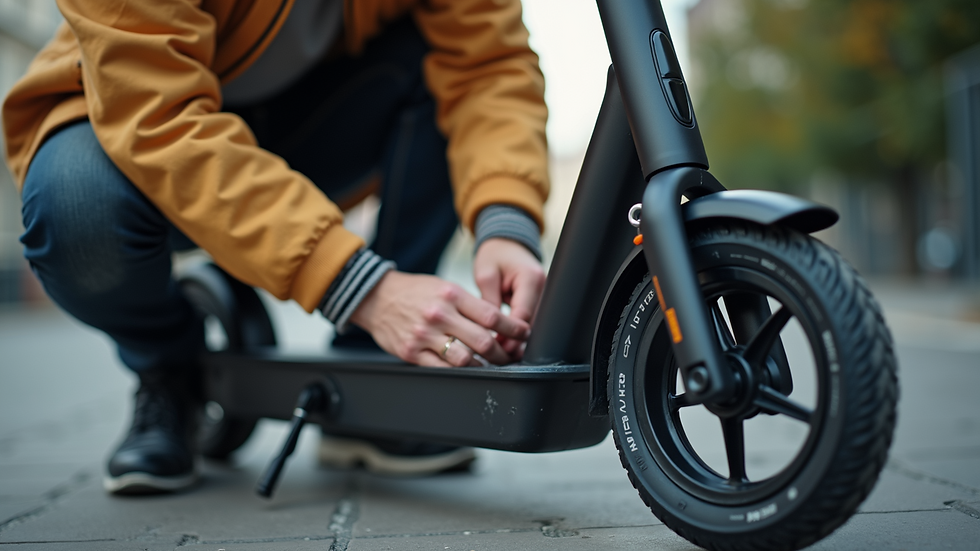 Agende sua aula prática de reparo de scooters elétricas