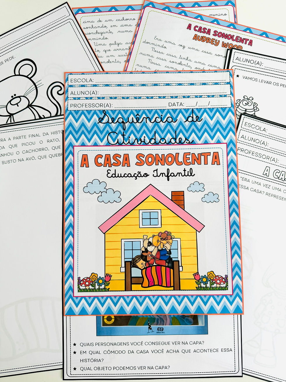 SEQUÊNCIA DIDÁTICA A CASA SONOLENTA - EDUCAÇÃO INFANTIL | Projetos E ...