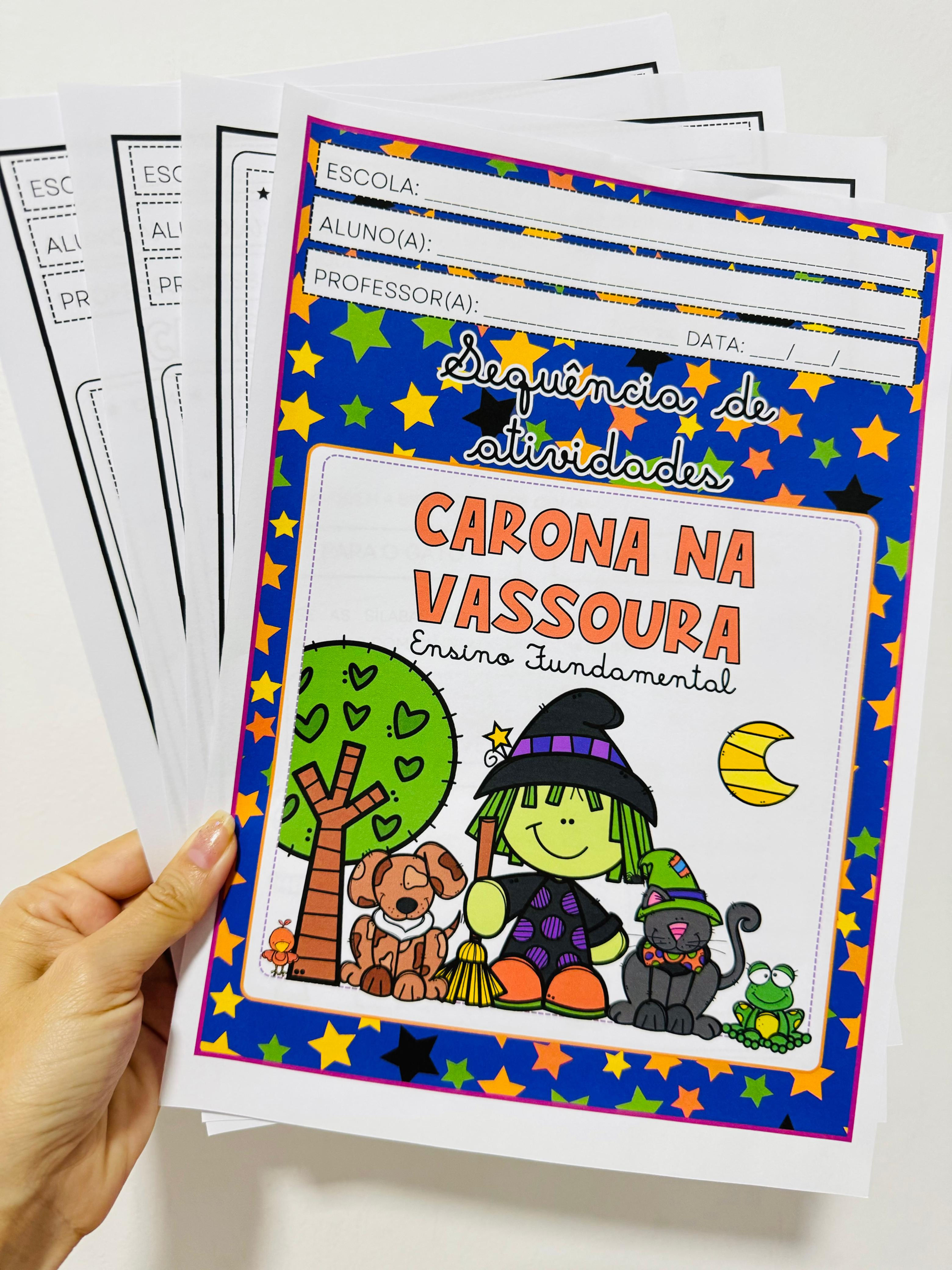 SEQUÊNCIA DIDÁTICA CARONA NA VASSOURA - ENSINO FUNDAMENTAL