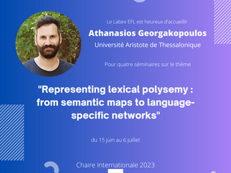 Chaire Internationale 2023 - Athanasios Georgakopoulos -Université Aristote de Thessalonique (Grèce)