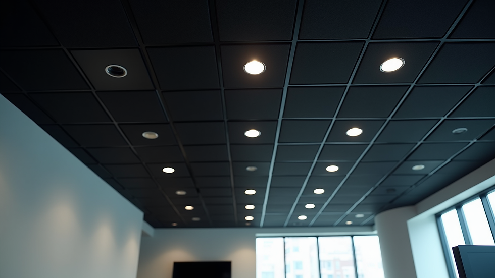 Why Black Ceiling Tile Advantages Make Them a Smart Choice