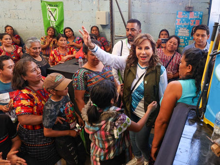 Sandra Torres realiza gira en departamento de Guatemala