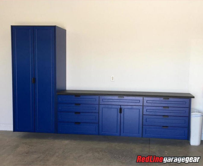 Blue Cabinets