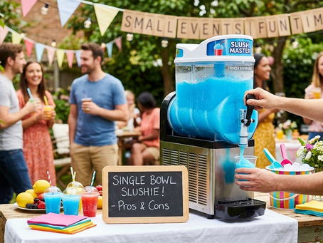 Pros and Cons of Single Bowl Slushie Machines for Small Events