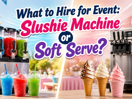 What to Hire for Event: Slushie Machine or Soft Serve?