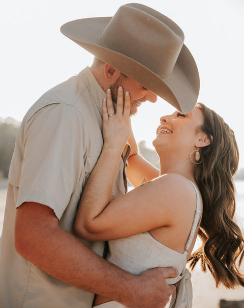 Engagement photo by a Nacogdoches photographer